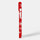 Coques Case-Mate iPhone Flocons de neige blancs (Verso / Gauche)