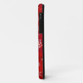 Coques Case-Mate iPhone Flocons de neige blancs (Dos/Gauche)