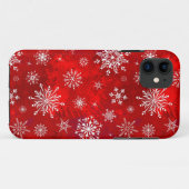 Coques Case-Mate iPhone Flocons de neige blancs (Dos (Horizontal))