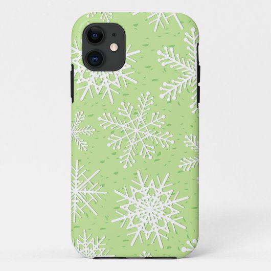 Coques Case-Mate iPhone Flocons de neige, boîtier iPhone 5 (Dos)