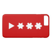 Coques Case-Mate iPhone Flocons de neige de Koch (Dos (Horizontal))