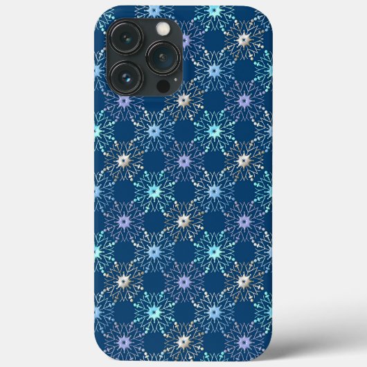 Coques Case-Mate iPhone Flocons de Noël motif de vacances (Verso)