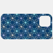 Coques Case-Mate iPhone Flocons de Noël motif de vacances (Verso (horizontal))
