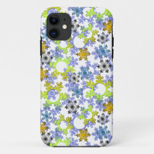 Case-Mate iPhone Case Flocons de papier découpés multicolores sur fond b