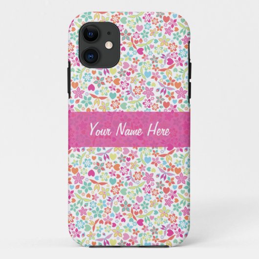 Coques Case-Mate iPhone Flora Bright Motif (Dos)