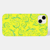 Coques Case-Mate iPhone Floraison en spirale (Verso (horizontal))