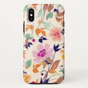 Coque iPhone X Floral