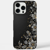 Coques Case-Mate iPhone Floral à base d'or (Verso)