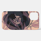 Coques Case-Mate iPhone Floral abstract elegance, artistic background. (Verso (horizontal))