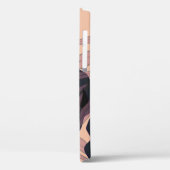 Coques Case-Mate iPhone Floral abstract elegance, artistic background. (Verso / Gauche)