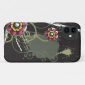Coques Case-Mate iPhone Floral Abstrait (Dos (Horizontal))