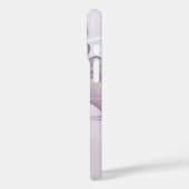 Coques Case-Mate iPhone Floral Abstrait pourpre (Verso / Gauche)