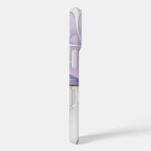 Coques Case-Mate iPhone Floral Abstrait pourpre (Verso / Droite)