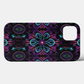 Coques Case-Mate iPhone Floral Abstrait vibrant 2 (Verso (horizontal))