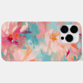 Coques Case-Mate iPhone Floral Abstrait Vibrant Artistique (Verso (horizontal))