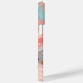 Coques Case-Mate iPhone Floral Abstrait Vibrant Artistique (Verso / Droite)