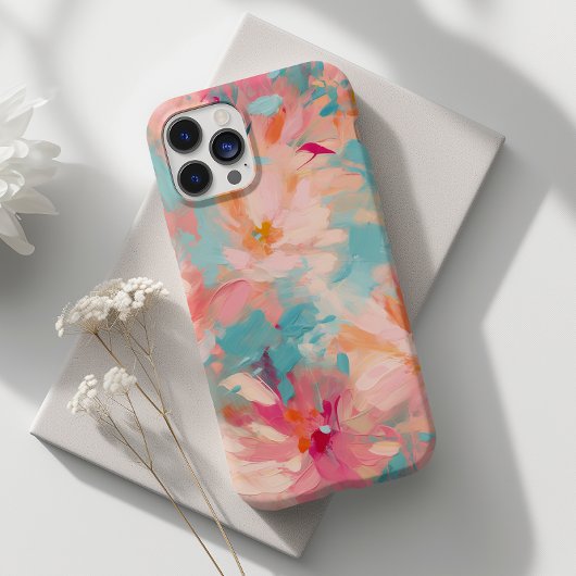Coques Case-Mate iPhone Floral Abstrait Vibrant Artistique