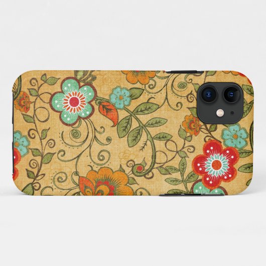 Coques Case-Mate iPhone Floral ancien (Dos (Horizontal))