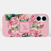 Coques Case-Mate iPhone Floral Aquarelle Fleurs (Verso (horizontal))