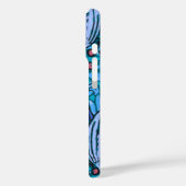 Coques Case-Mate iPhone Floral bleu ancien Boho moderne (Verso / Gauche)