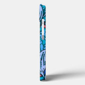 Coques Case-Mate iPhone Floral bleu ancien Boho moderne (Verso / Gauche)