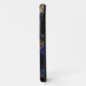 Coques Case-Mate iPhone Floral bleu et orange (Dos/Gauche)