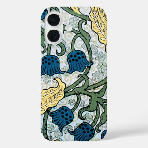 Coques iPhone 16 Floral Blue Flowers Lily Valley Répétition