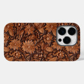 Coques Case-Mate iPhone Floral Boho Brown (Verso (horizontal))