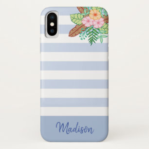 Case-Mate iPhone Case Floral Boho moderne et rayures