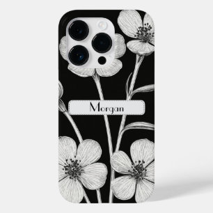 Coque Pour iPhone 14 Pro Floral Botanique fleur sauvage Personnalisé