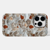 Coques Case-Mate iPhone Floral brodé à l'automne avec devis (Verso (horizontal))