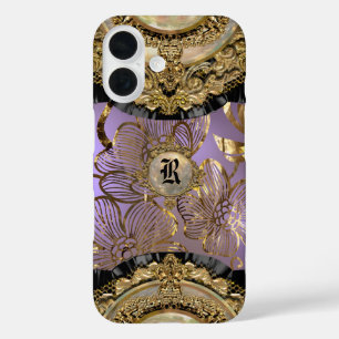 Coques iPhone 16 Floral Burst Viva Monogram Plus