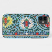 Coques Case-Mate iPhone Floral chinois oriental antique sur Sky Blue (Dos (Horizontal))