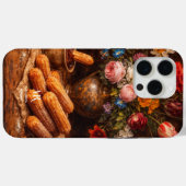 Coques Case-Mate iPhone Floral Churros Still Life | Monogram (Verso (horizontal))