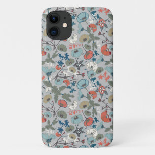 Case-Mate iPhone Case Floral coloré Joyeux Bleu Orange Vert Motif