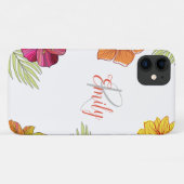 Coques Case-Mate iPhone Floral d'Aloha hawaïen (Dos (Horizontal))