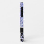 Coques Case-Mate iPhone Floral Damask Bling Parties scintillant Blue Silve (Dos/Gauche)