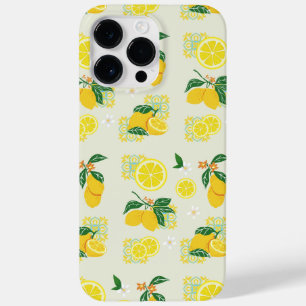 Coque Pour Pour iPhone 14 Pro Max Floral de citron