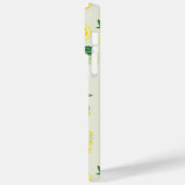 Coques Case-Mate iPhone Floral de citron (Verso / Gauche)