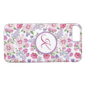Coques Case-Mate iPhone Floral de ressort modelé (Dos (Horizontal))