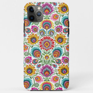 Case-Mate iPhone Case Floral de Wycinanki en blanc