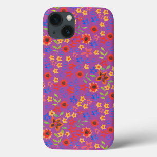 iPhone 13 Coque Floral Ditsy sur Magenta Samsung Galaxy Note 4 Coq