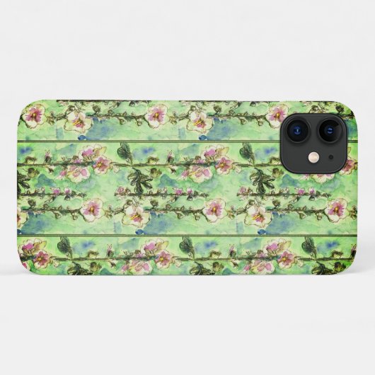 Coques Case-Mate iPhone Floral doux (Dos (Horizontal))