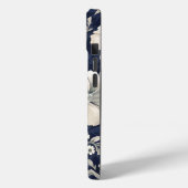 Coques Case-Mate iPhone Floral en bleu (Verso / Gauche)