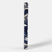 Coques Case-Mate iPhone Floral en bleu (Verso / Droite)