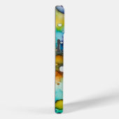 Coques Case-Mate iPhone Floral et bulles Abstraites (Verso / Droite)