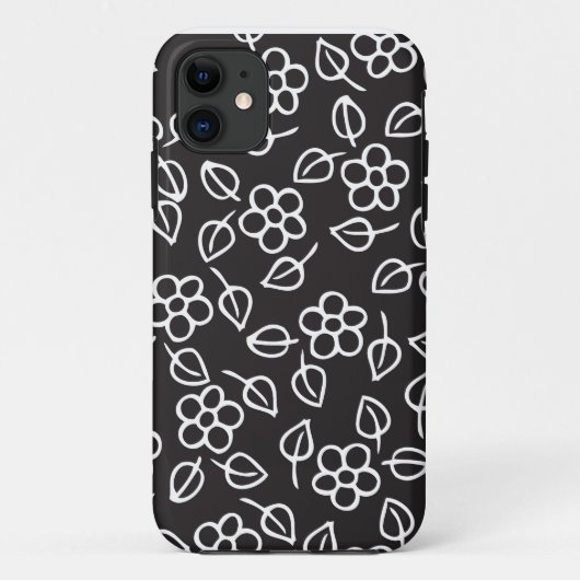 Coques Case-Mate iPhone floral et feuille (Dos)