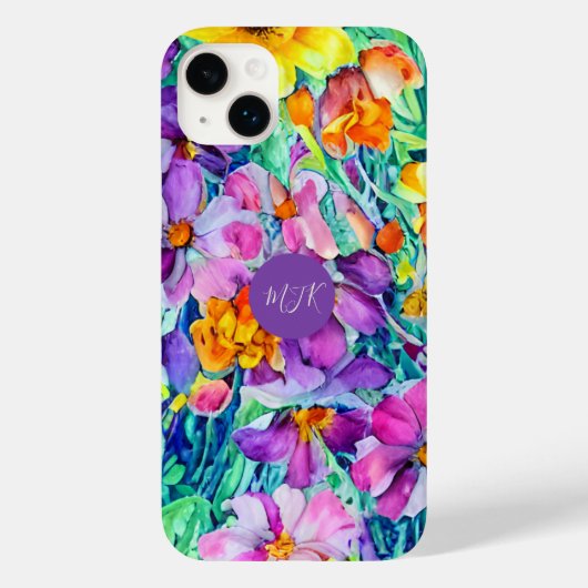 Coques Case-Mate iPhone Floral fleur sauvage (Verso)
