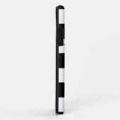Coques Case-Mate iPhone Floral - Grandes noires et blanches (Dos/Droite)
