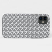 Coques Case-Mate iPhone Floral gris (Dos (Horizontal))